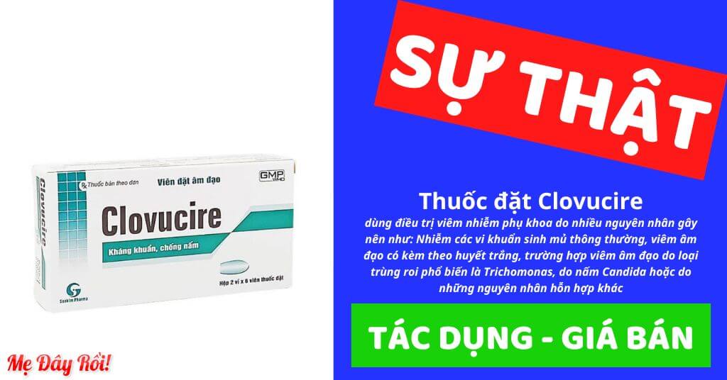 Viên thuốc đặt Clovucire