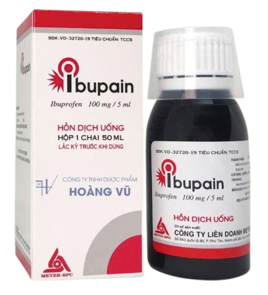 Thuốc Ibupain 100mg/5ml hình 1