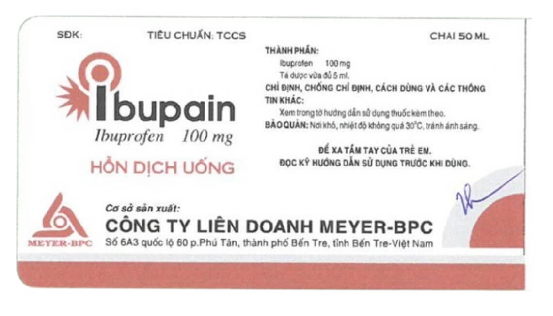 Thuốc Ibupain 100mg/5ml hình 3