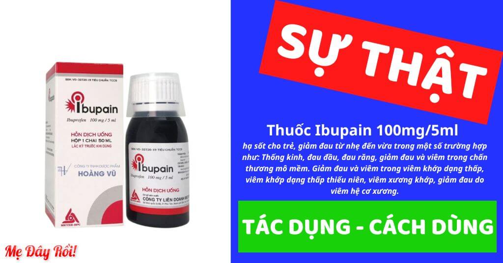 Thuốc Ibupain 100mg/5ml