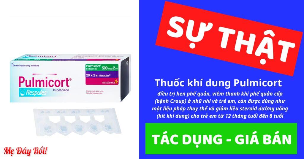 Thuốc khí dung Pulmicort 500mcg/2ml