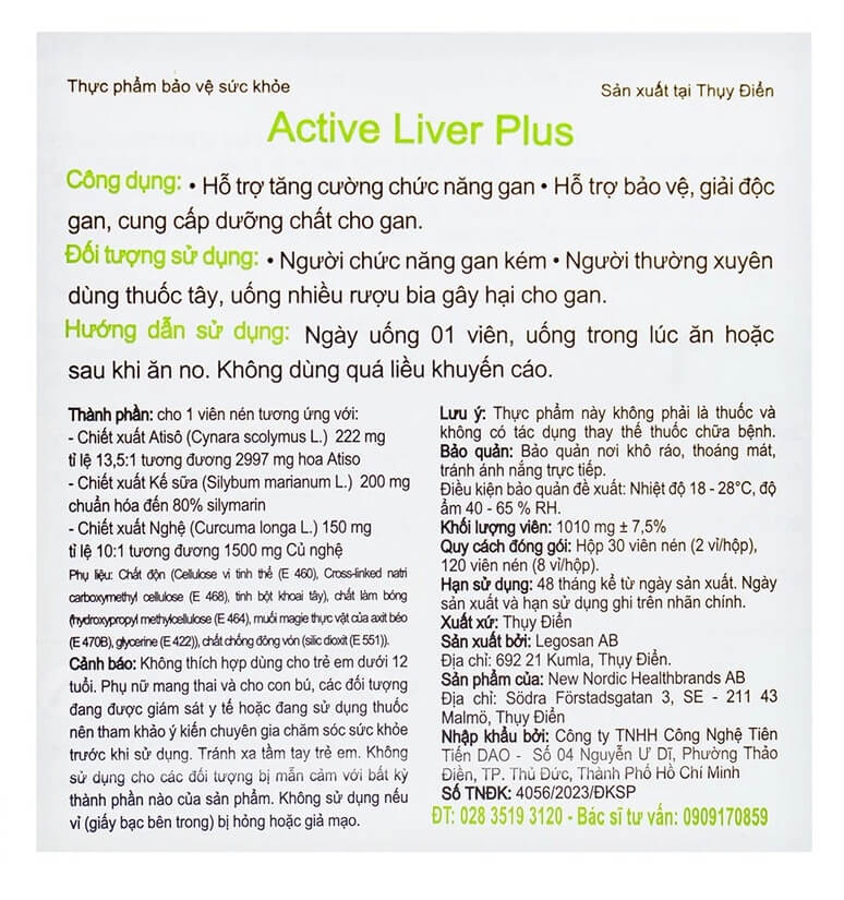 Active Liver Plus hình 3