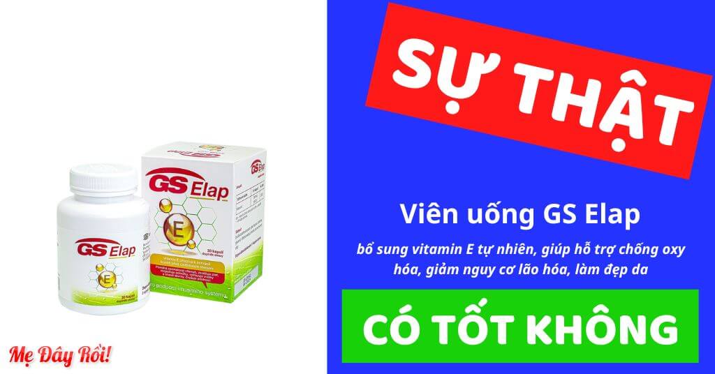 Viên uống Vitamin E GS Elap hình 11