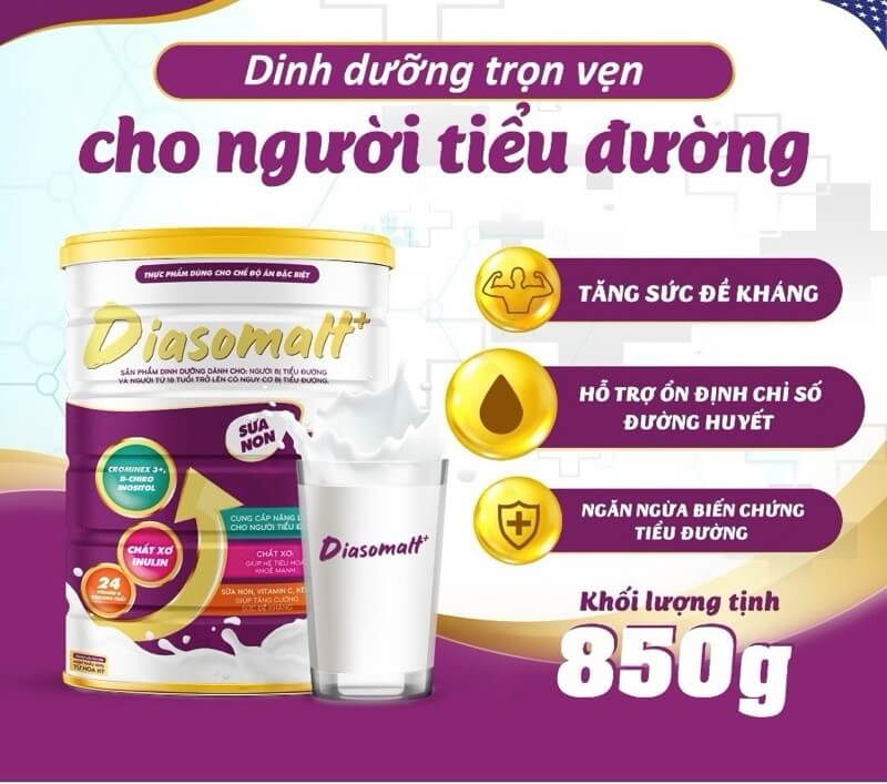 Sữa tiểu đường Diasomalt hình 10