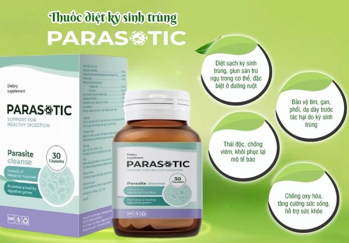 Thực phẩm chức năng Parasitic có tác dụng gì