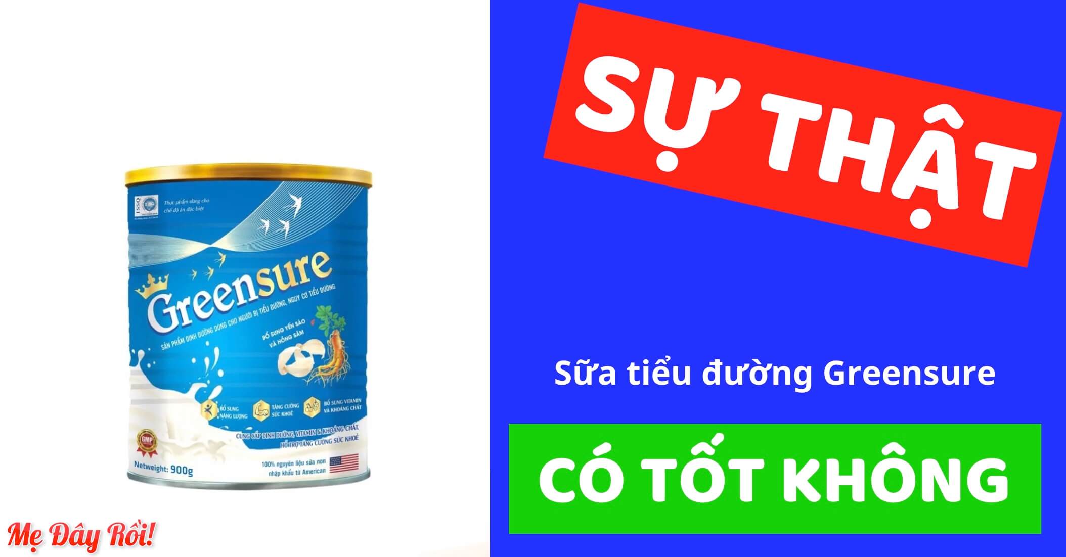 Sữa Greensure có tốt không lừa đảo giá bao nhiêu