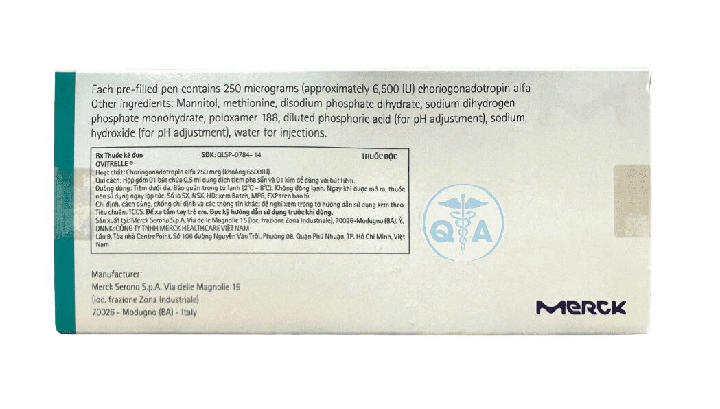 Thuốc Ovitrelle 250mcg là thuốc gì? Có tác dụng gì? Giá bao nhiêu? Têm bao lâu thì trứng rụng? hình 8