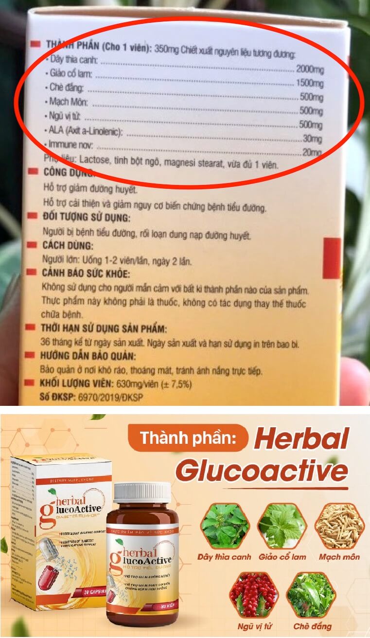 Giá thuốc glucoactive