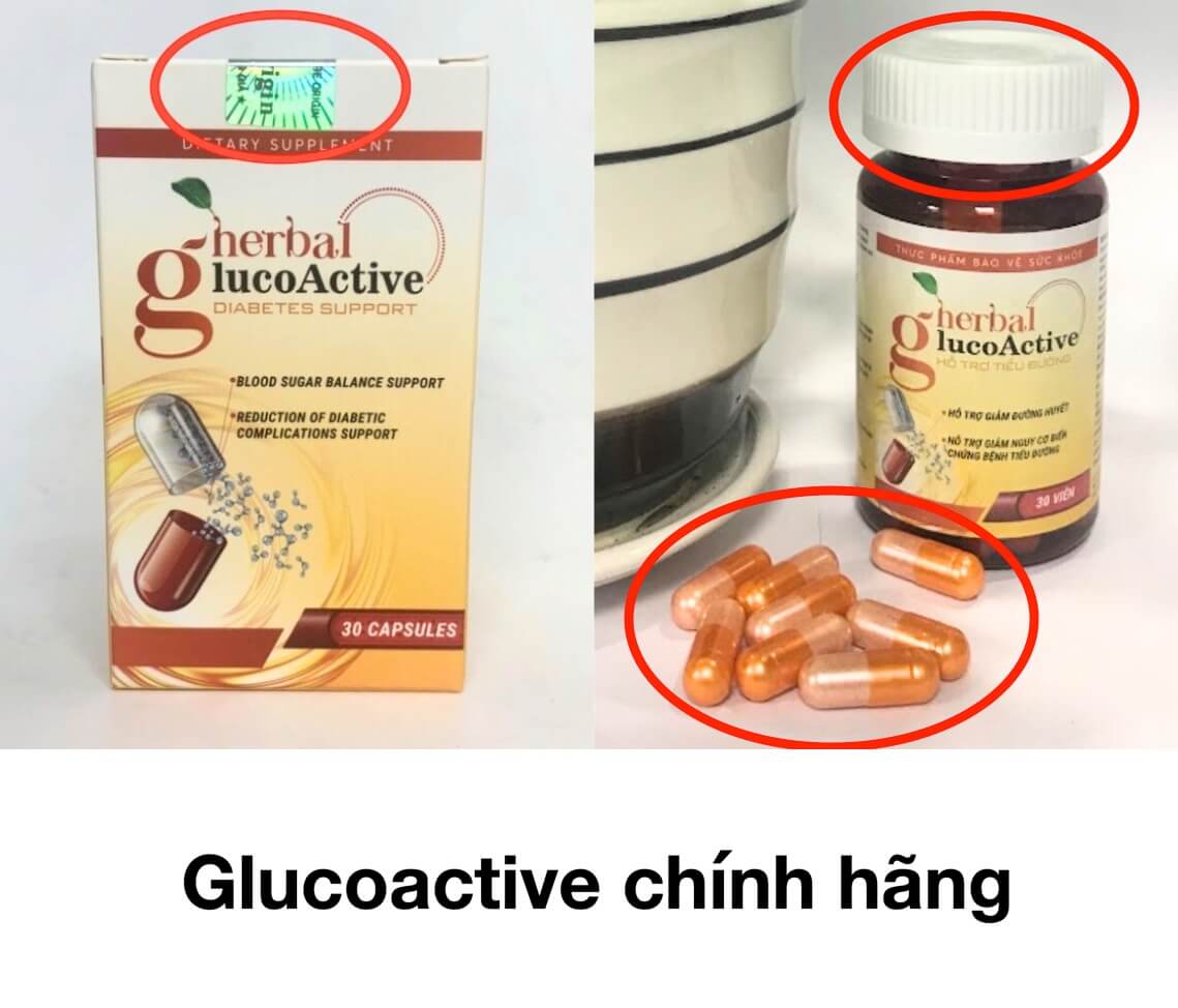 Cách nhận biết glucoactive thật và giả