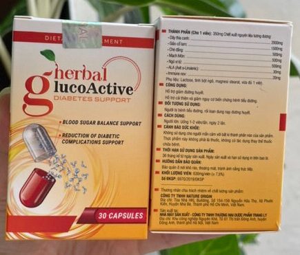 Thành phần viên uống glucoactive