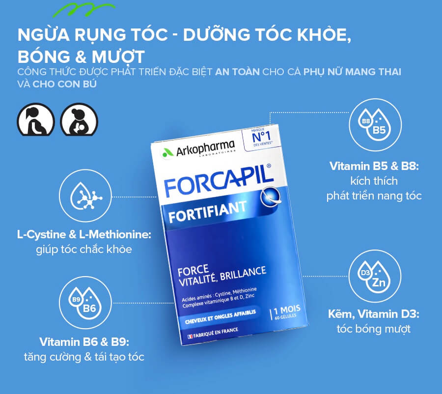 Forcapil Fortifiant Arkopharma hình 3