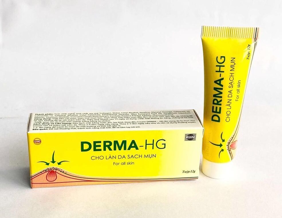 Kem trị mụn Derma HG hình 1