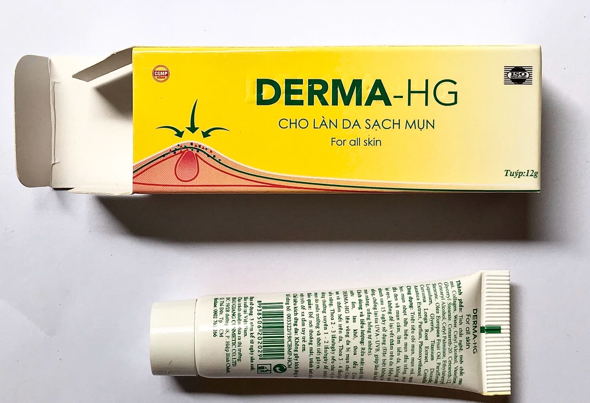 Kem trị mụn Derma HG hình 10