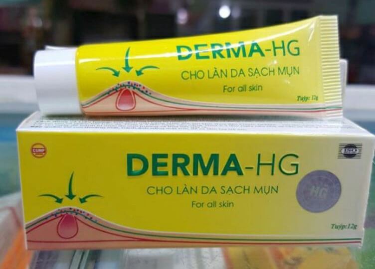 Kem trị mụn Derma HG hình 3