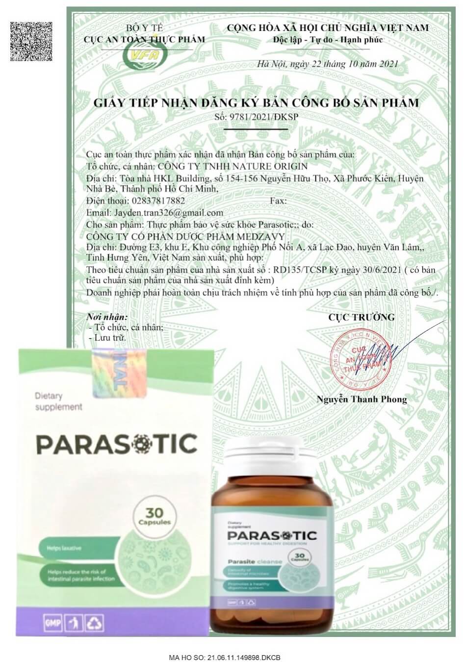 Parasotic lừa đảo