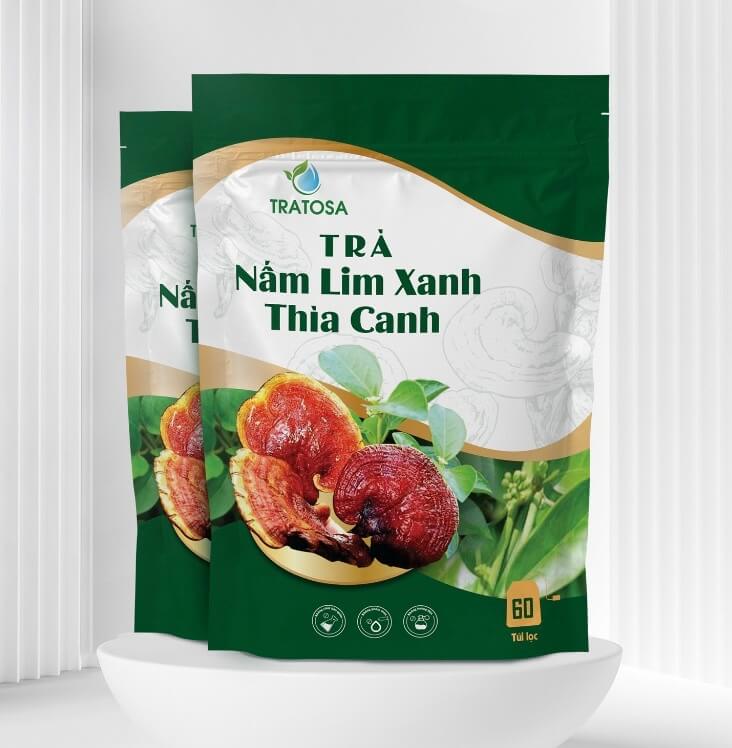 Trà Nấm Lim Xanh Thìa Canh Tratosa hình 1