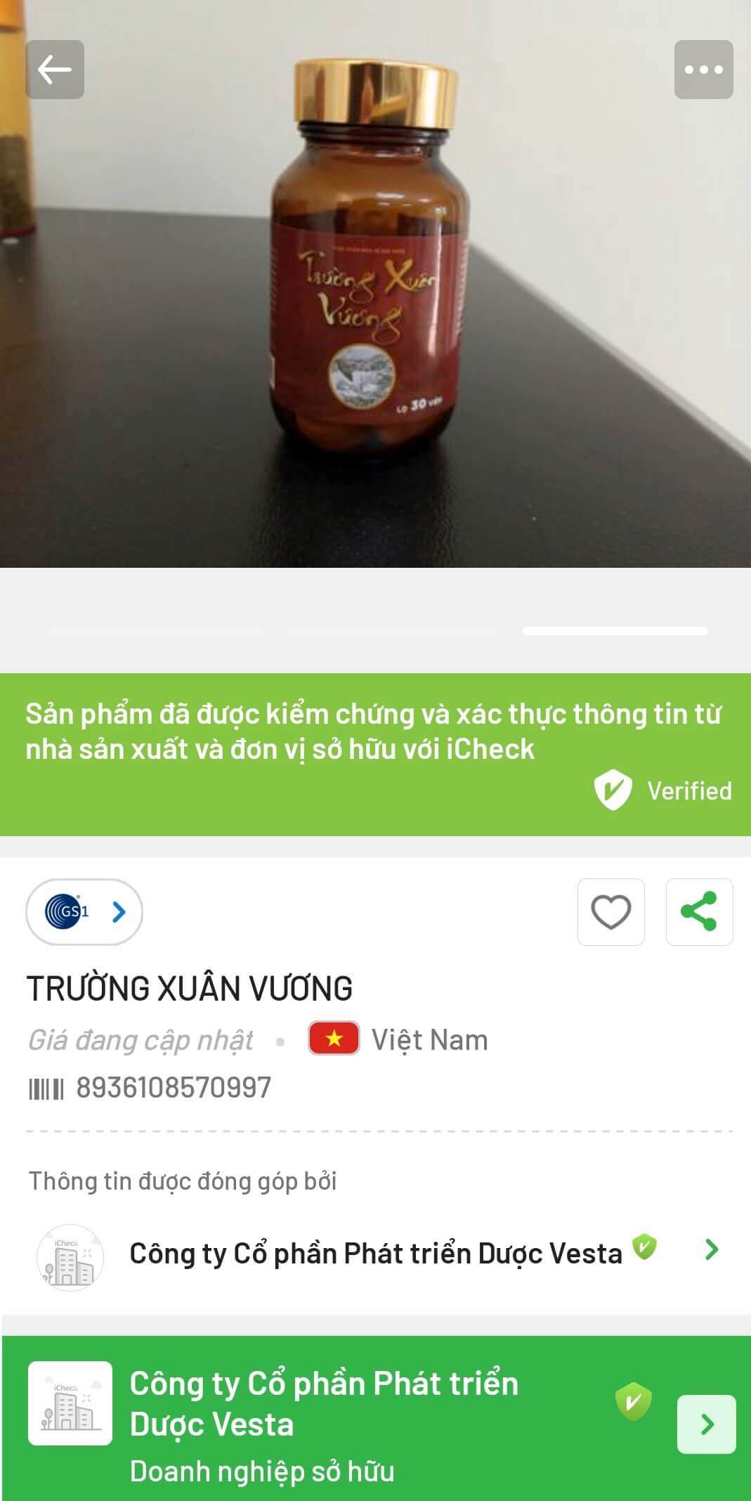 Thuốc sinh lý trường xuân vương