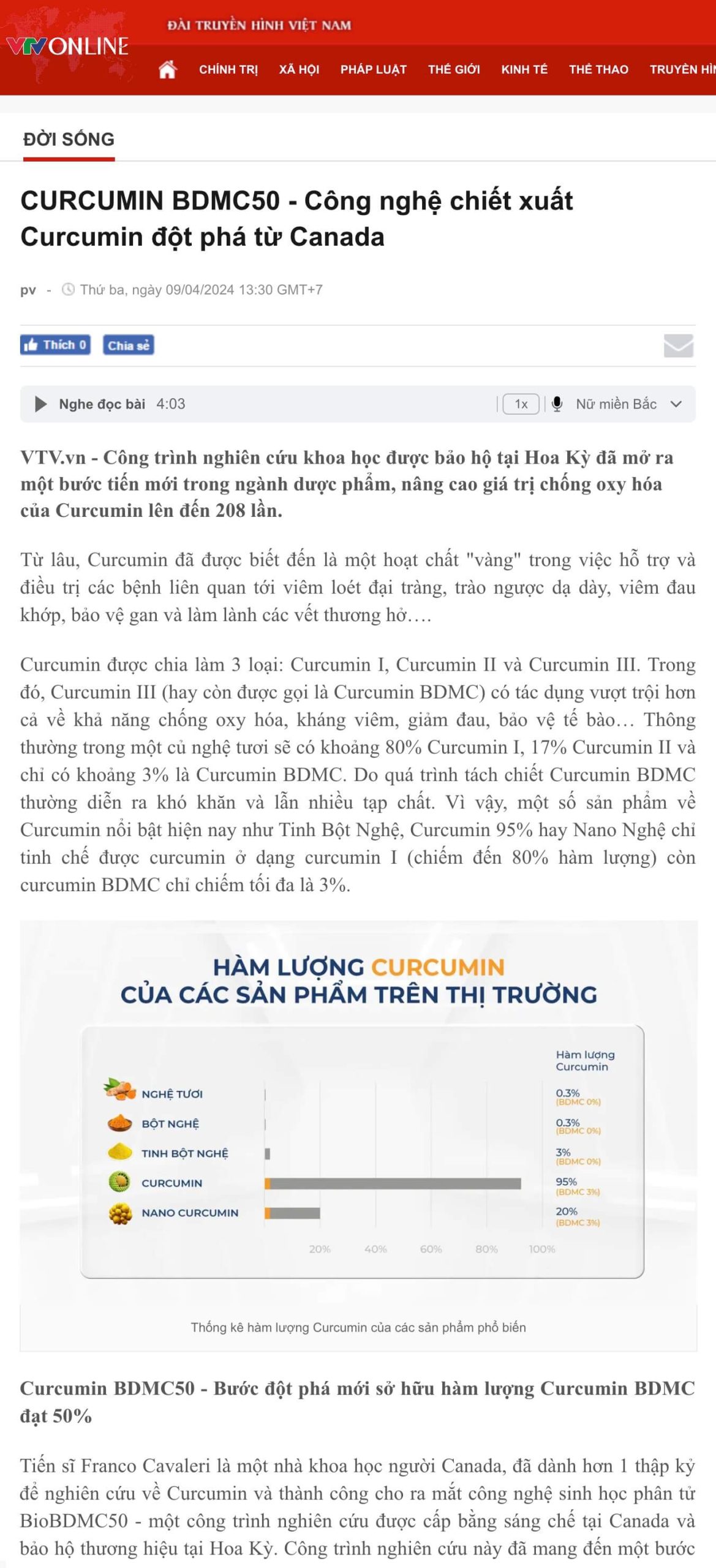 Curcumin BDMC50 hình 11