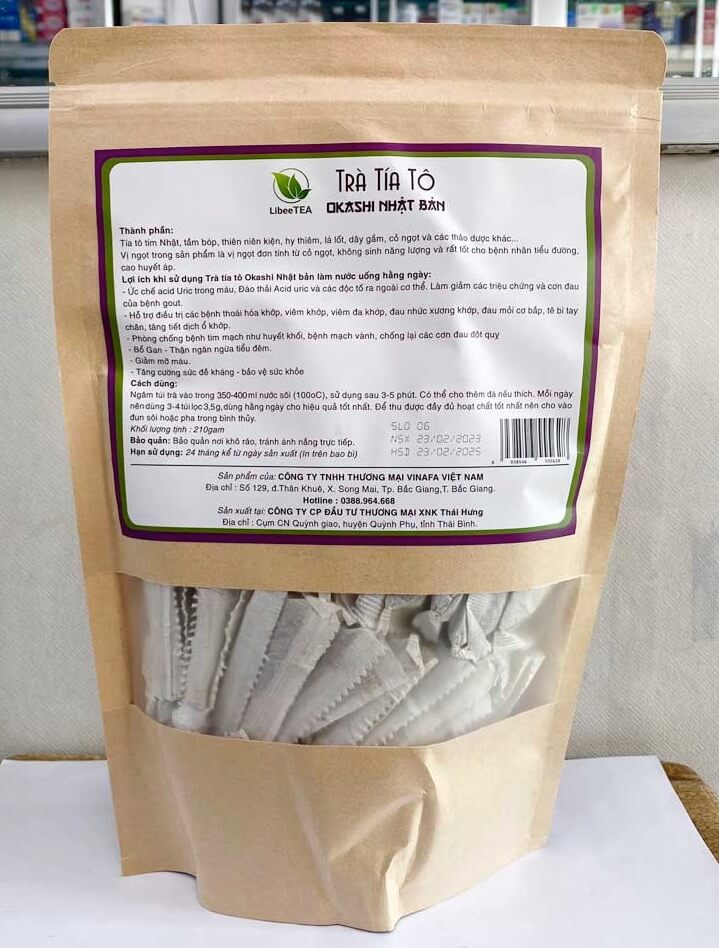Trà Tía Tô Okashi Nhật Bản hình 11