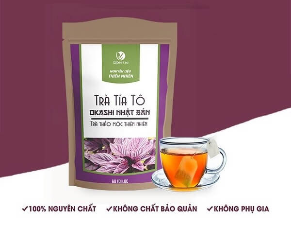 Trà Tía Tô Okashi Nhật Bản hình 2