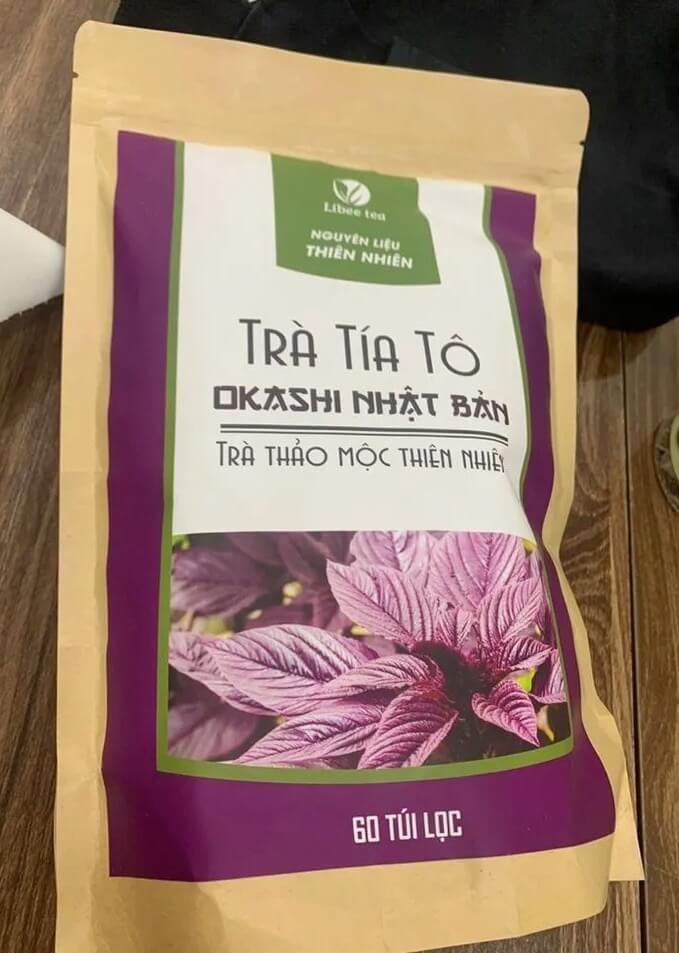 Trà Tía Tô Okashi Nhật Bản hình 7