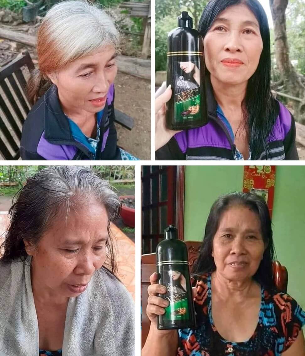 Dầu gội phủ bạc sin hair nhật bản