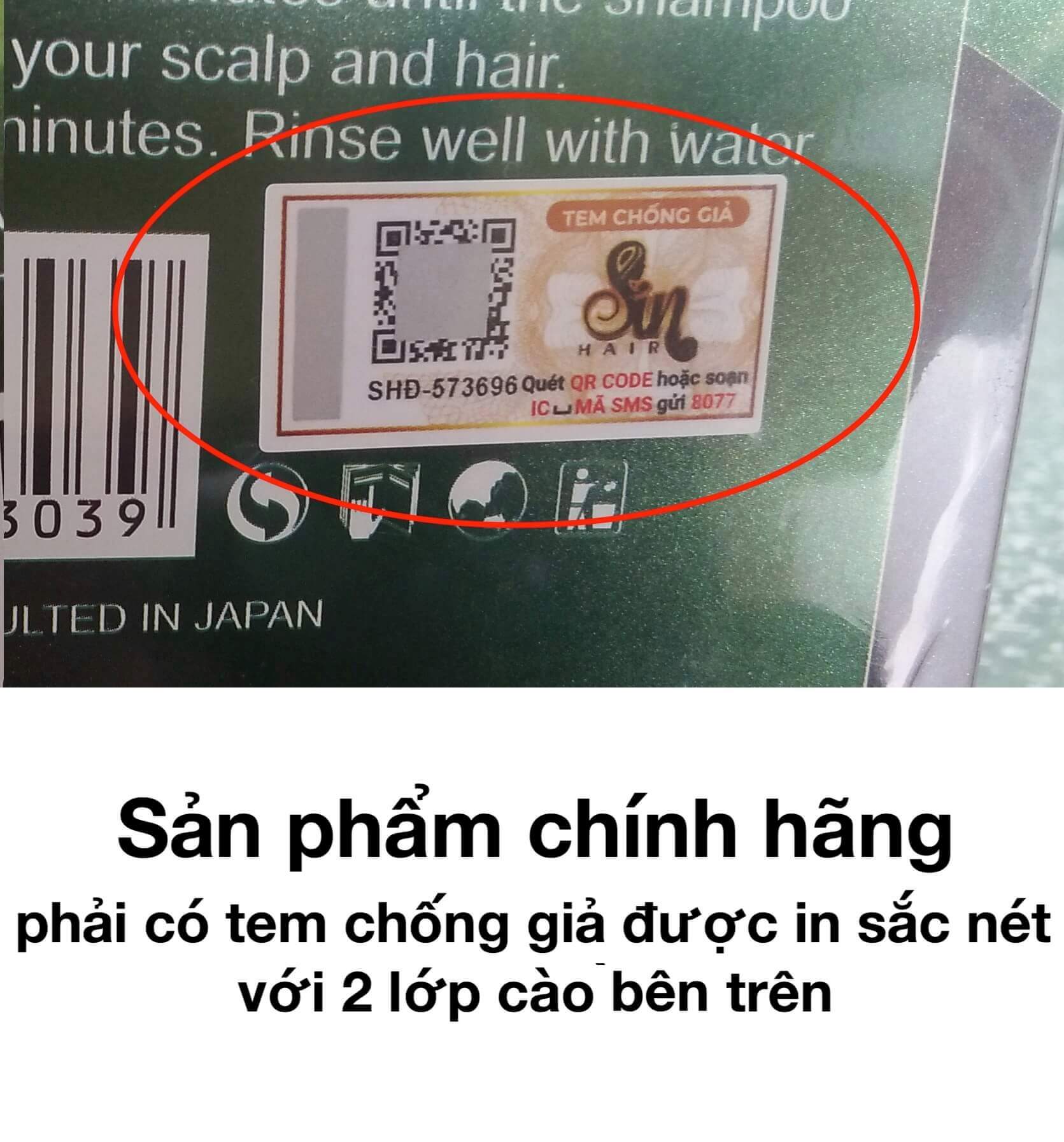 Dầu gội phủ bạc sin hair nhật bản chính hãng