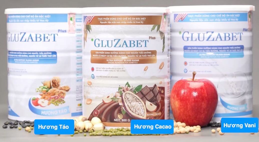 Sữa gluzabet có máy loại