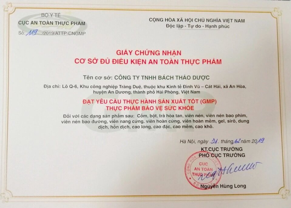 Thuốc dạ dày mộc tỳ vị