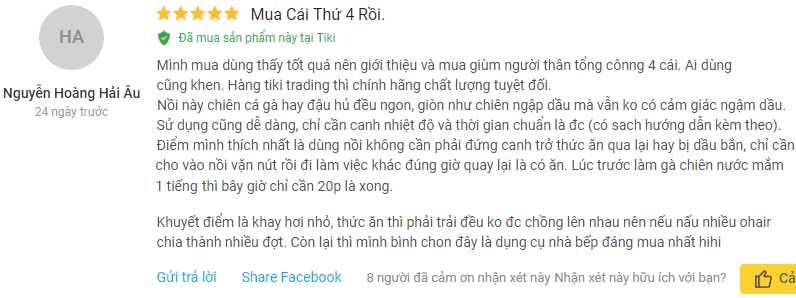 Đánh giá nồi chiên không dầu Philips HD9220/20 có tốt không? 1